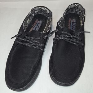 BOBS from Skechers Black Boat Shoes